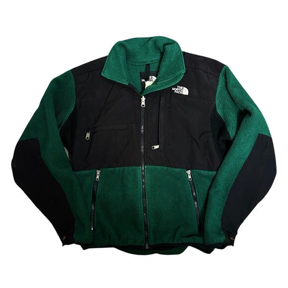 North Face Retro Evergreen Vintage 1995 Denali Fleece Jacket Zip Women Small - Picture 4 of 14